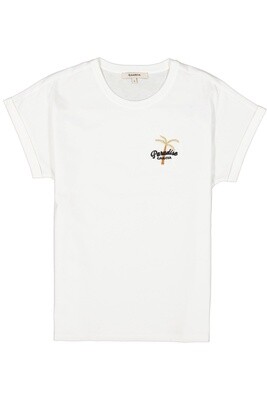 Garcia T-Shirt offwhite Palmier P40206