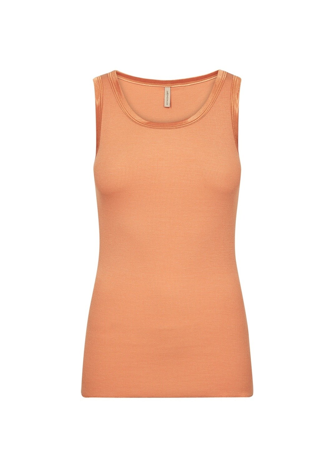 Soya Concept Camisole bordure satiné papaye 24749