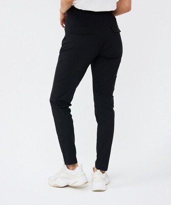 Esqualo Pantalon noir zip 2405210