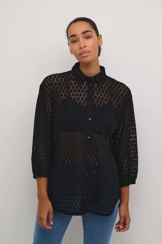 Kaffe Blouse dentelle noire 10508509