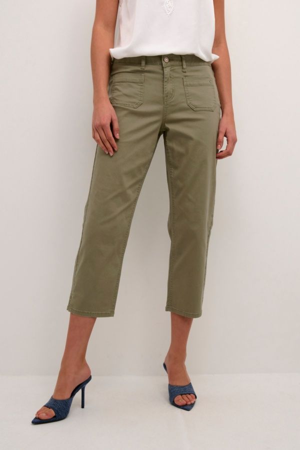 Cream Pantalon Coco Fit 3/4 Vert Lichen 10612271
