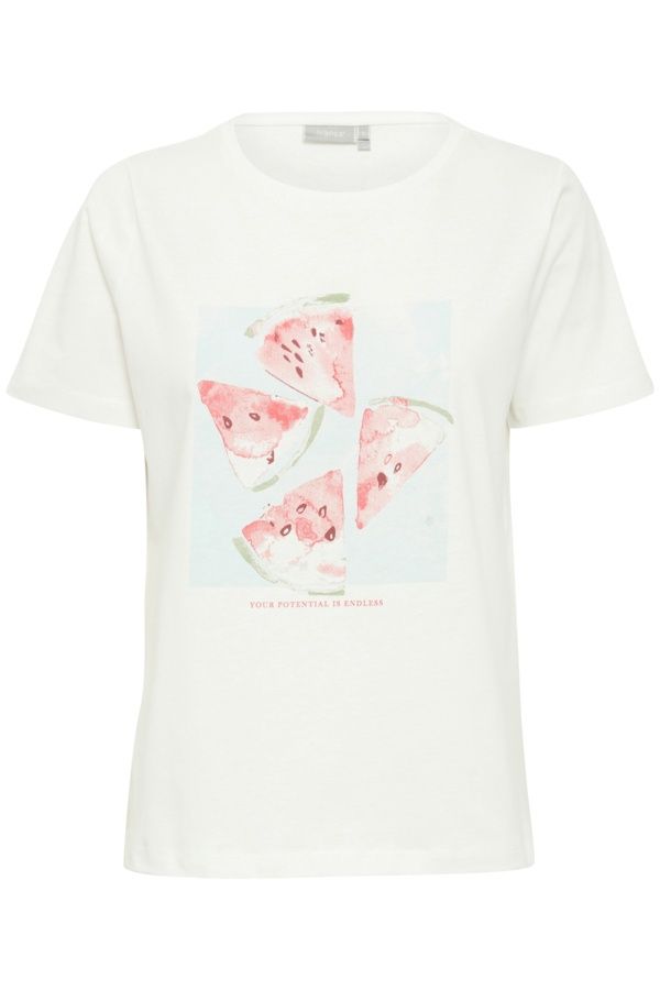 Fransa T-Shirt melon d&#39;eau offwhite 20613962