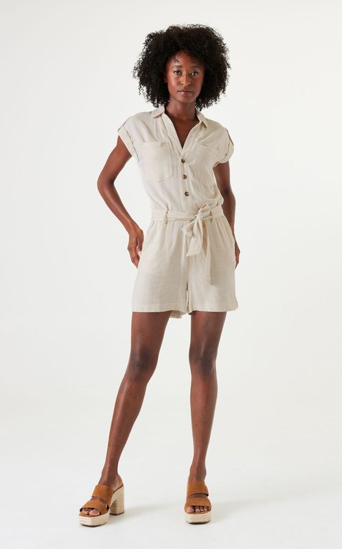 Garcia Onepiece lin naturel beige Q40115