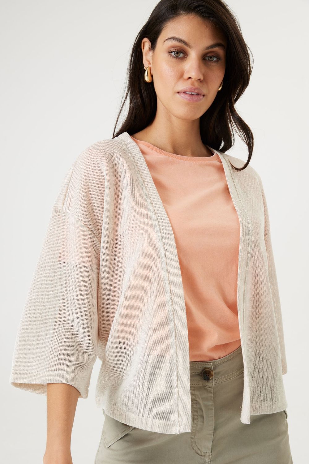 Garcia Cardigan amande Q40040