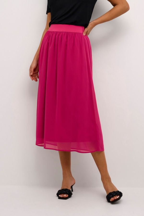 Kaffe Jupe midi fuschia 10508158