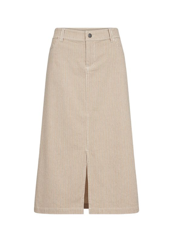 Soya Concept Jupe rayures sable 40722