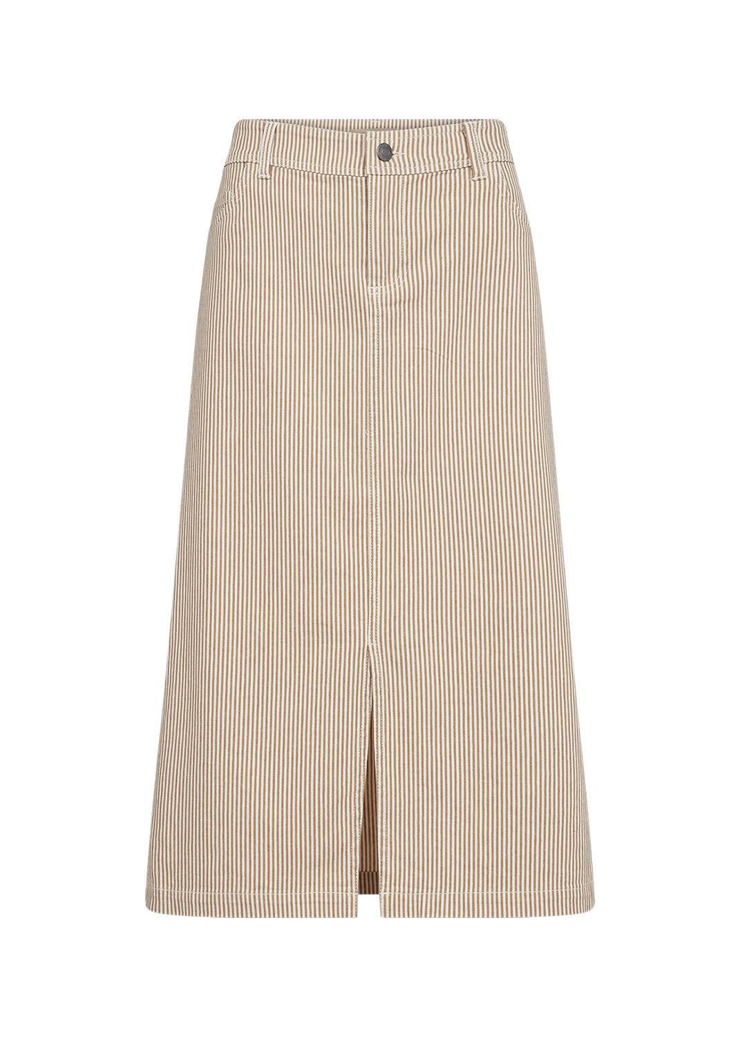 Soya Concept Jupe rayures sable 40722