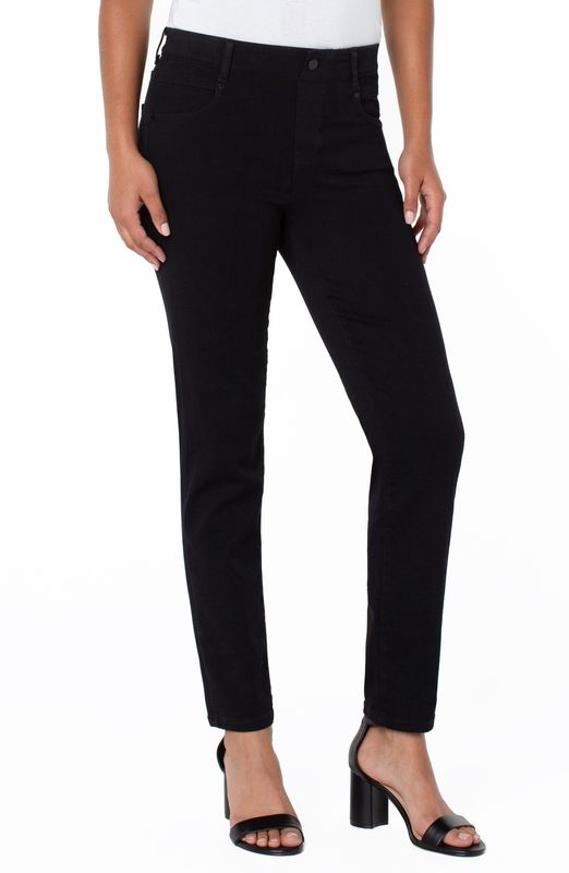 Liverpool Jeans Gia Glider Slim Overdye-Black LM2401E62