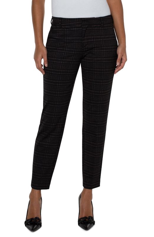 Liverpool Pantalon Kelsey Trouser Black-Mocha-Tartan LM5084TS93