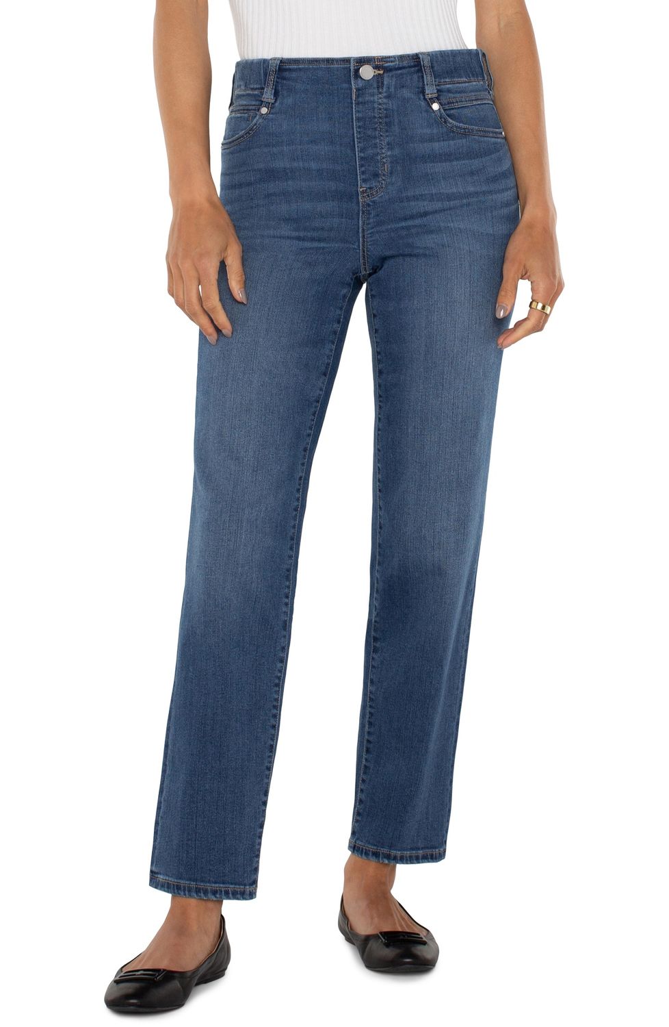 Liverpool Jeans Gia Glider Slim Sage-Creek LM2401A4