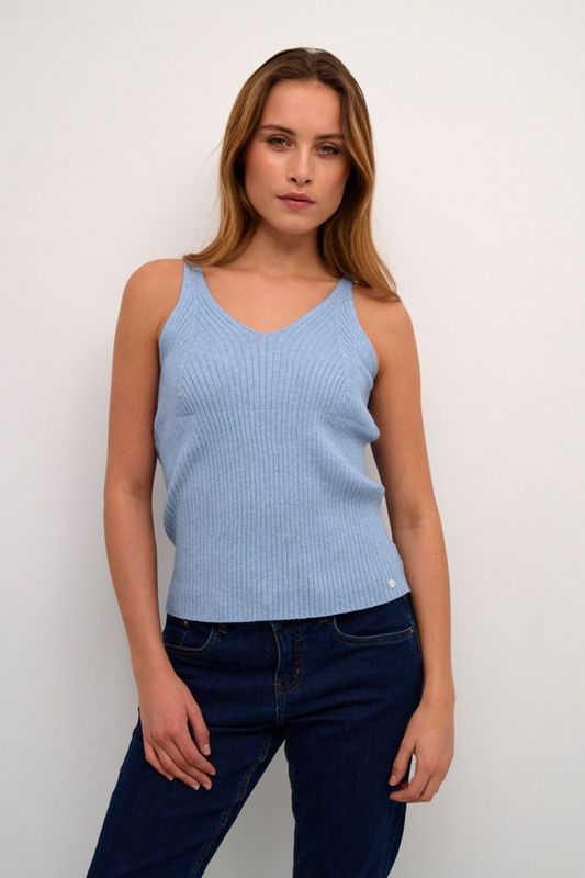 Cream Camisole tricot bleue 10611718