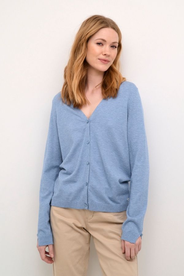 Cream Cardigan tricot bleu 10612790