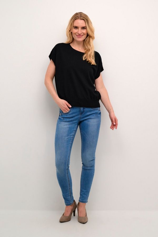 Cream Chandail tricot noir 10612745
