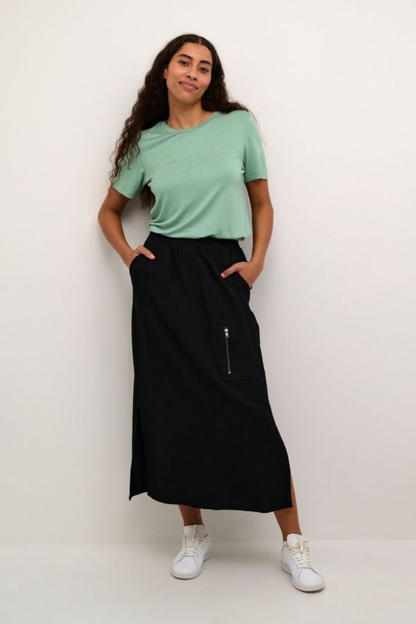 Kaffe Jupe midi noire 10508796