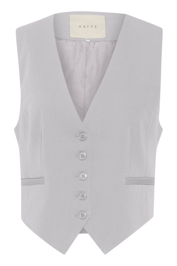 Kaffe Gilet sans manche gris 10507907
