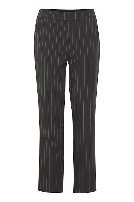 Fransa Pantalon noir rayures 20613802