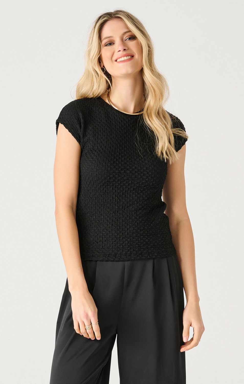 Black Tape Chandail noir drop shoulder 2424014
