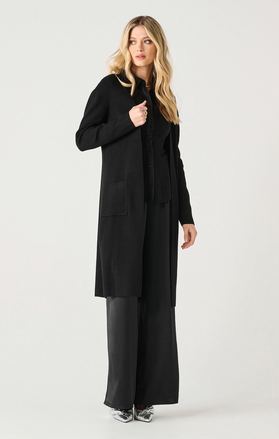 Black Tape Cardigan noir tricot 2427498