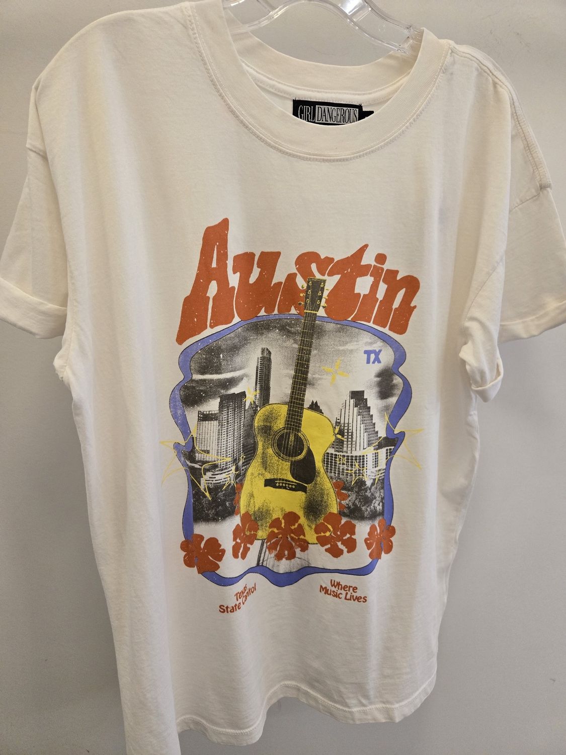 Girl Dangerous T-Shirt oversize Austin Texas F241-103