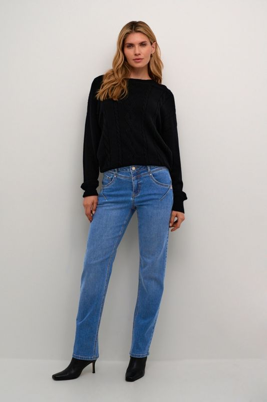 Cream Jeans droit Shape fit bleu moyen 10612861
