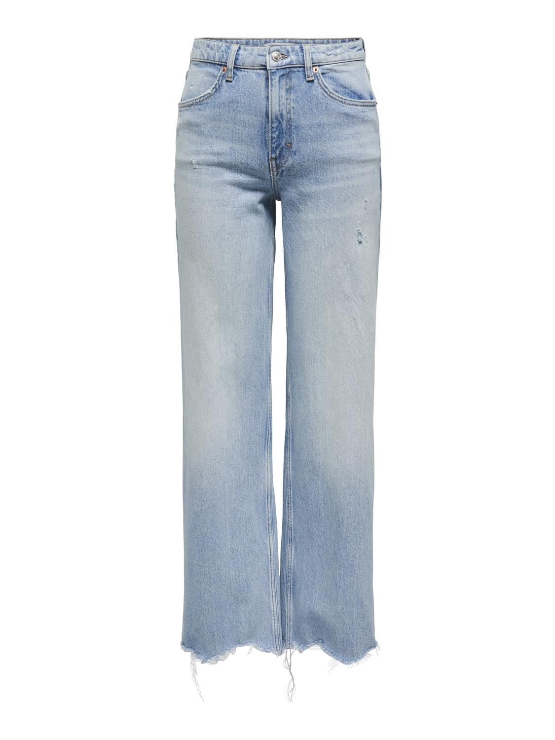 Only Jeans bleu pâle jambes droites 15327028
