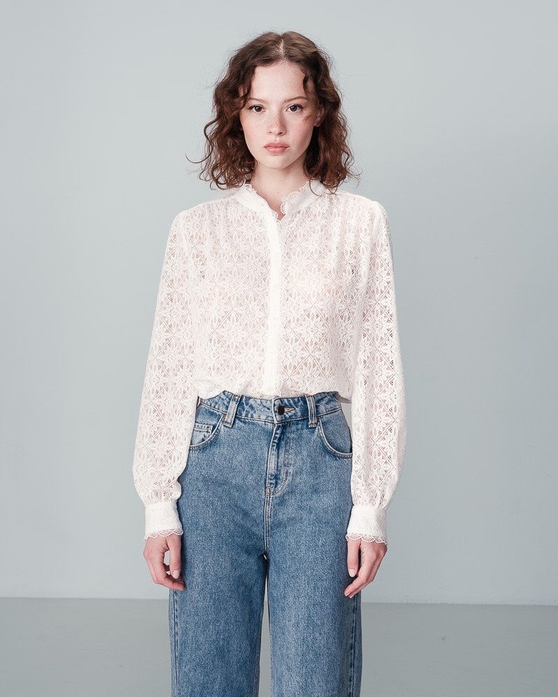 Grace&amp;Mila Blouse dentelle écru 22684