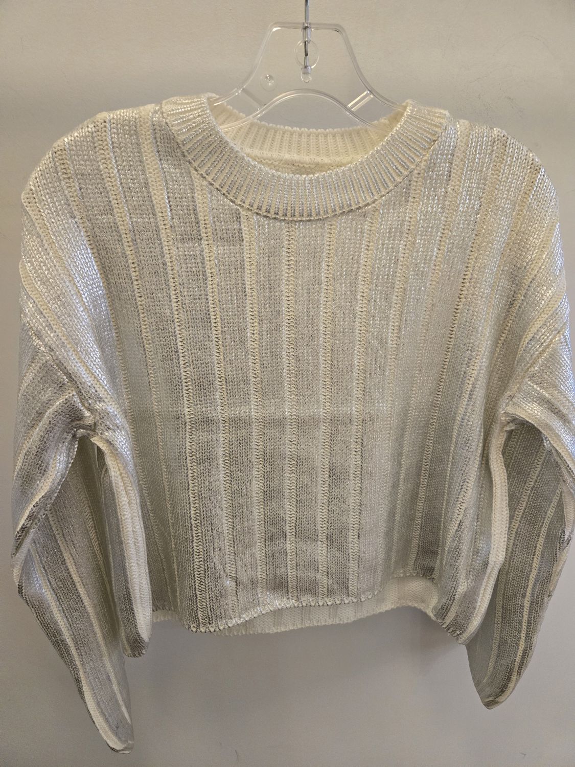Only Pull offwhite en maille 15331238