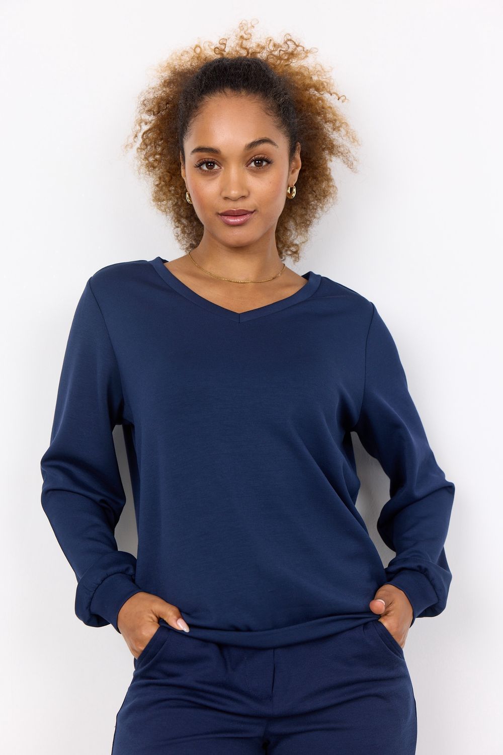 Soya Concept Chandail modal bleu iris 26701
