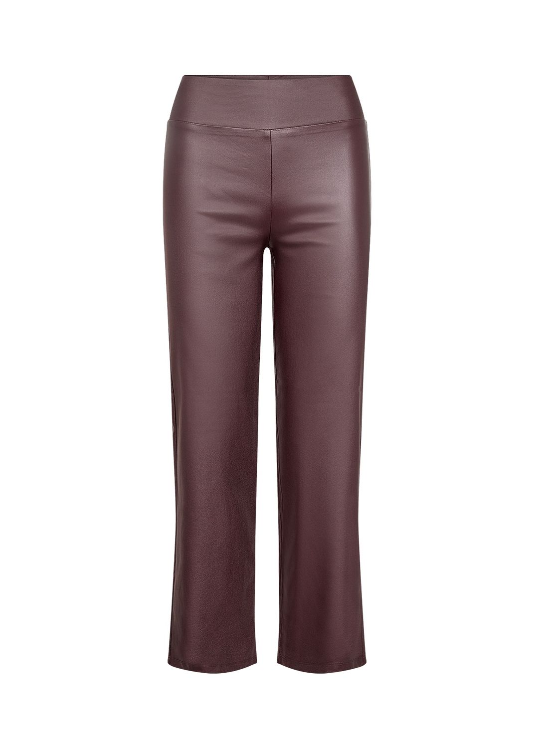 Soya Concept Pantalon enduit bordeau jambes droites40452