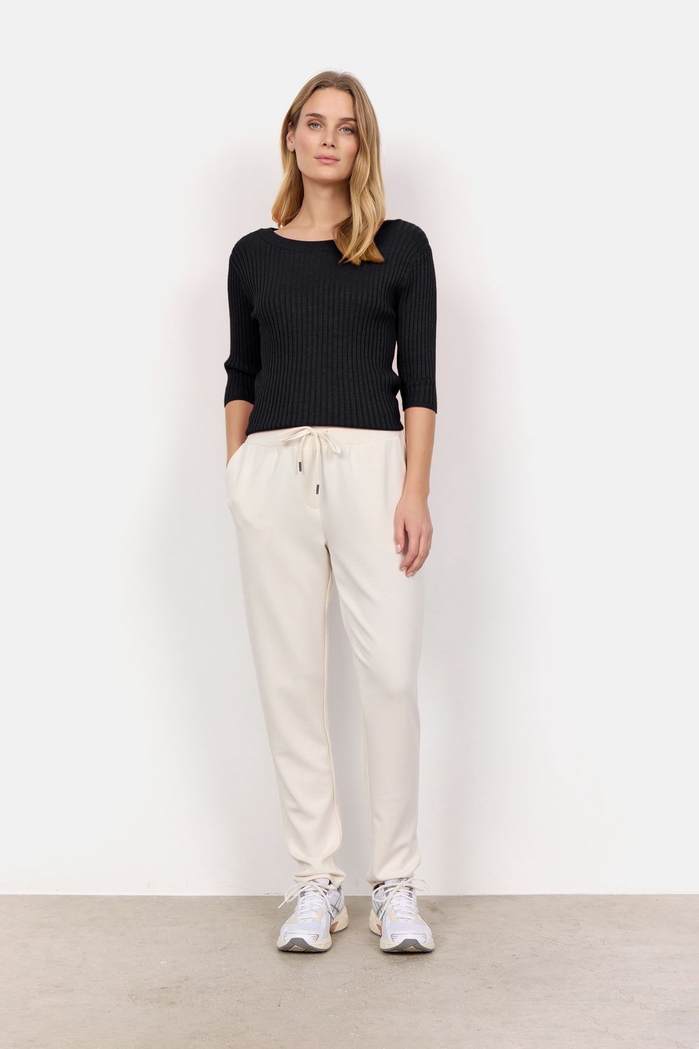 Soya Concept Pantalon modal crème 26326