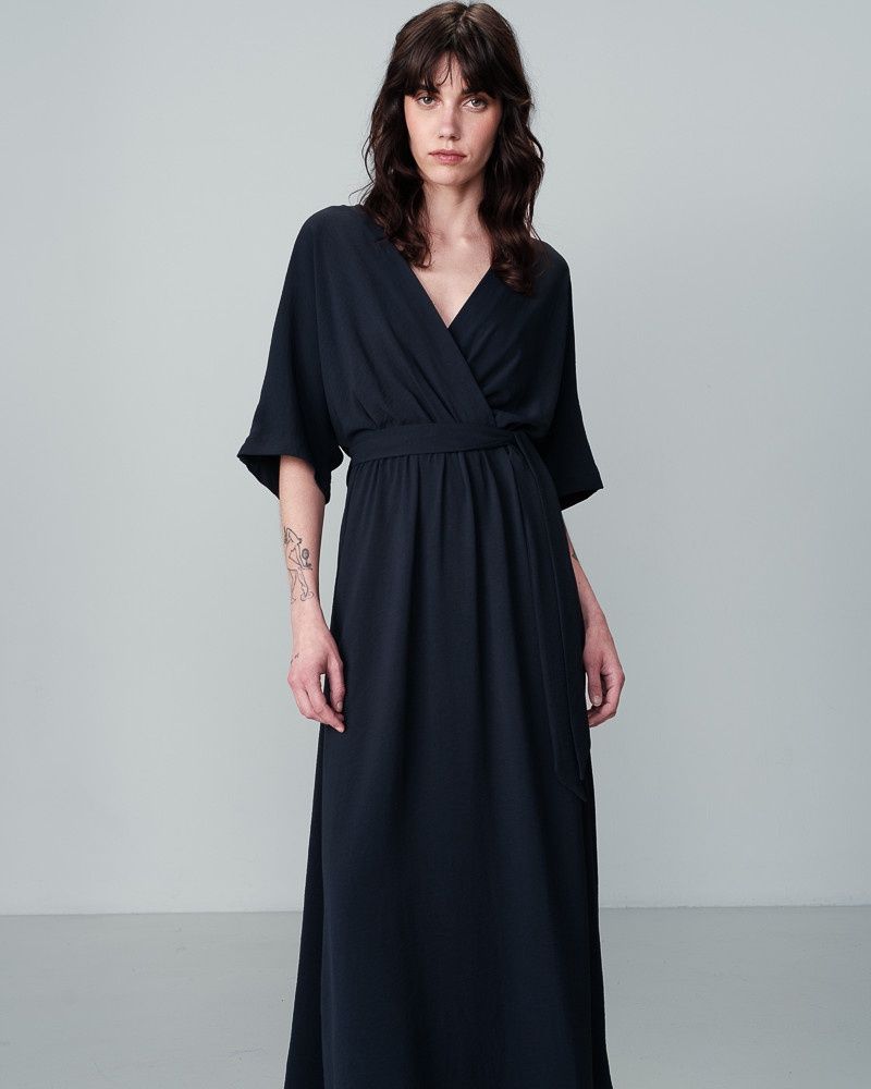 Grace&amp;Mila Robe longue marine 22588