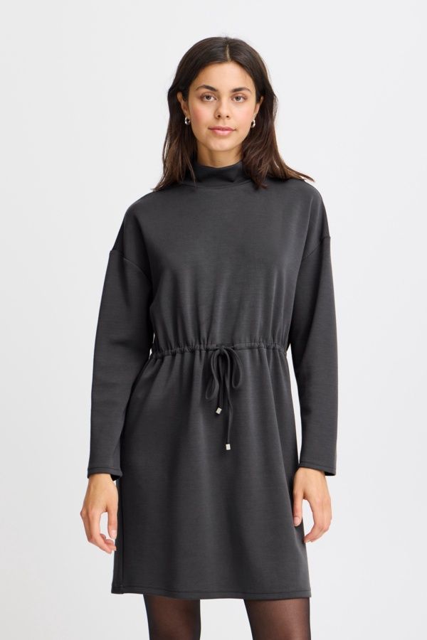 Fransa Robe modal gris charcoal 20614973