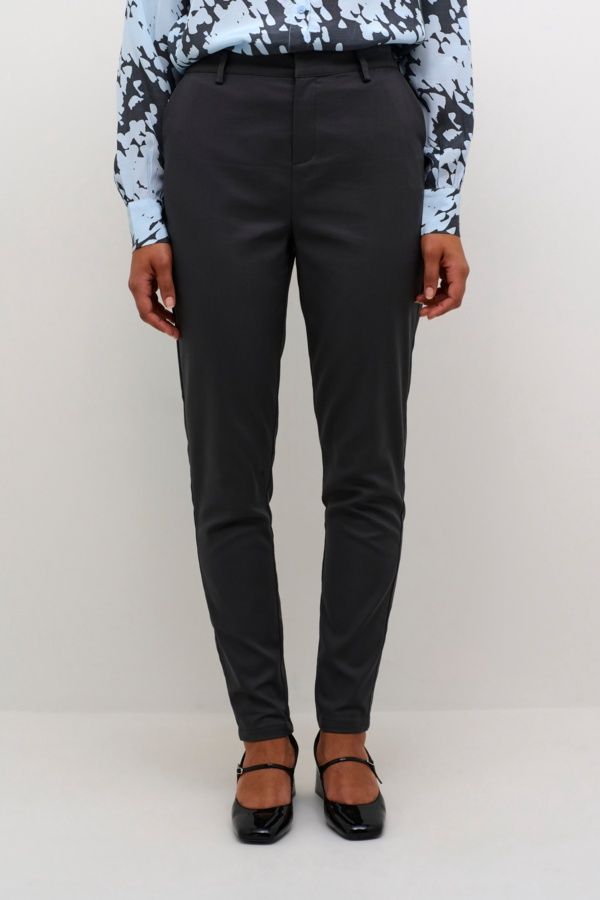 Kaffe Pantalon trousers gris charcoal 10509133