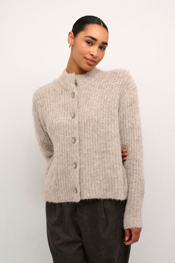Kaffe Cardigan major brown melange 10507843