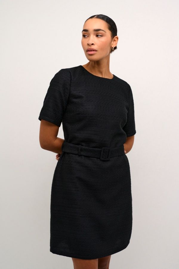 Kaffe Robe courte noire 10509079