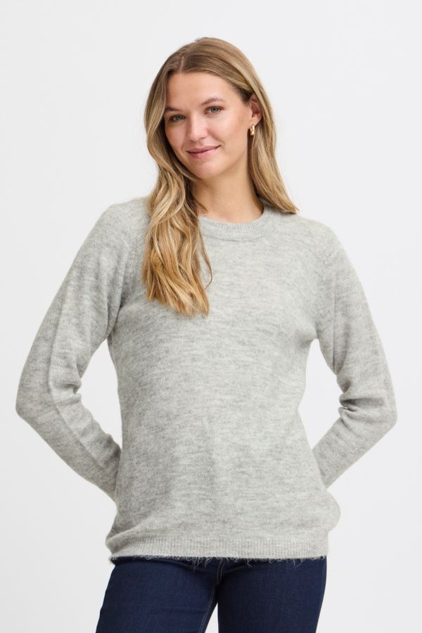 Fransa Chandail tricot gris 20614492