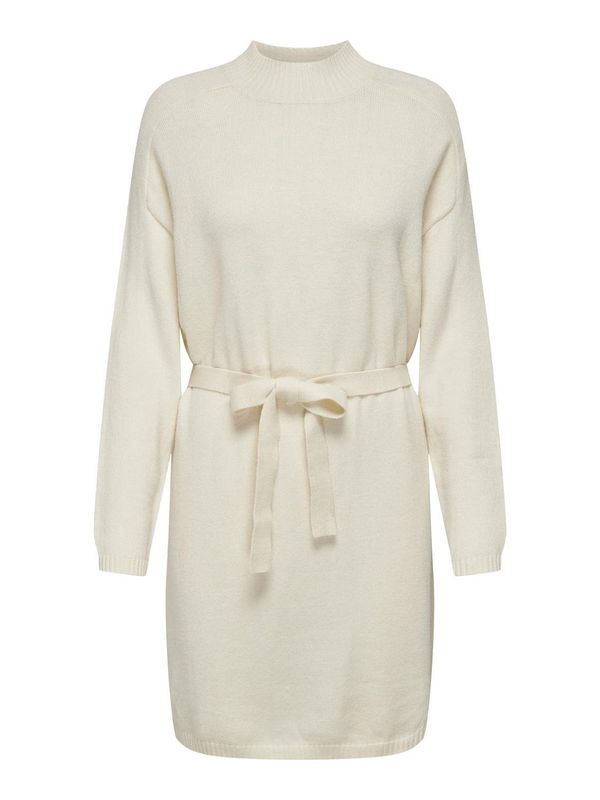 Only Robe tricot crème 15278082