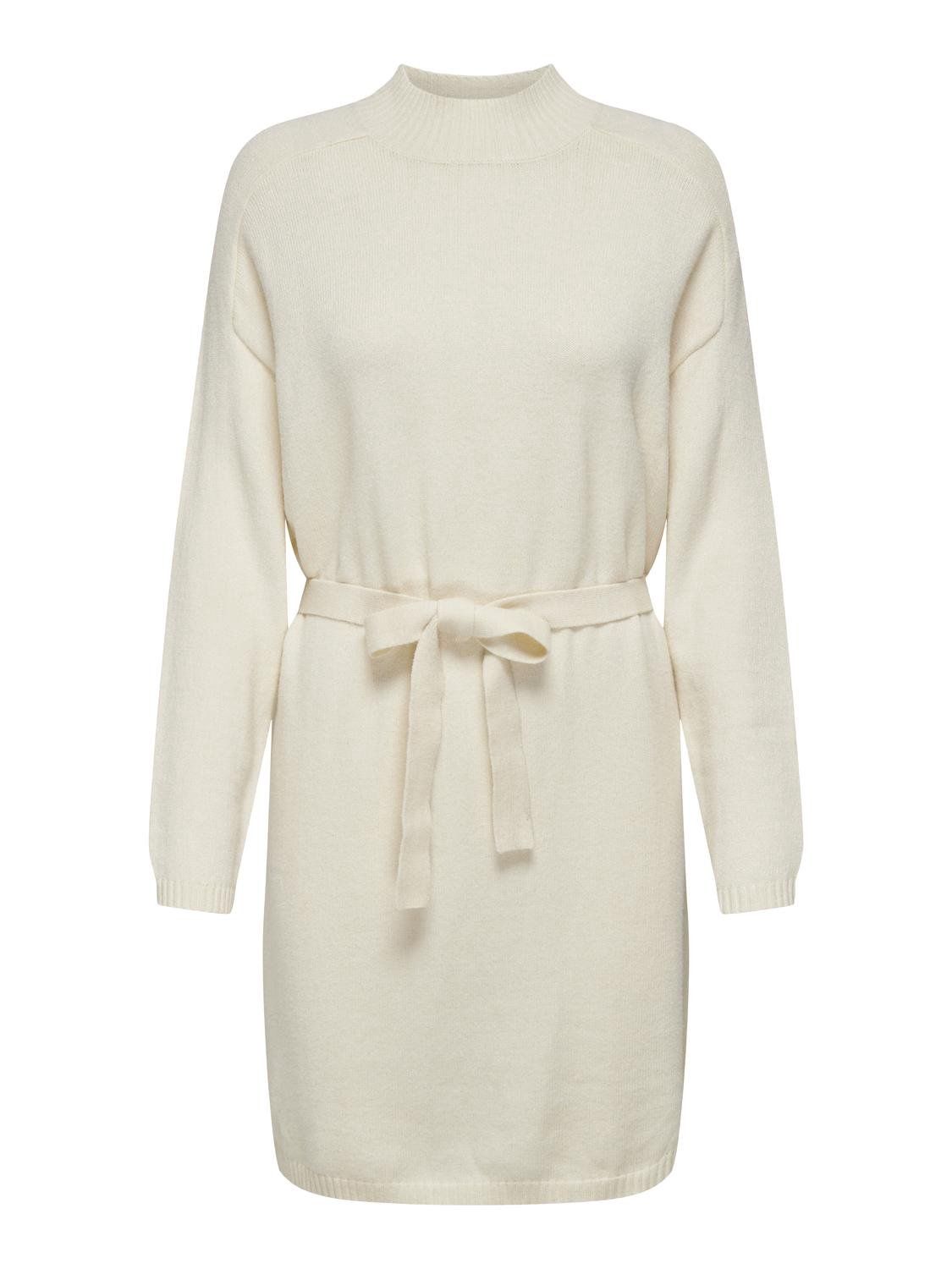 Only Robe tricot crème 15278082