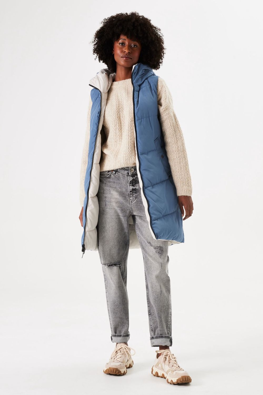 Garcia Veste sans manche matelassé et reversible GJ400908
