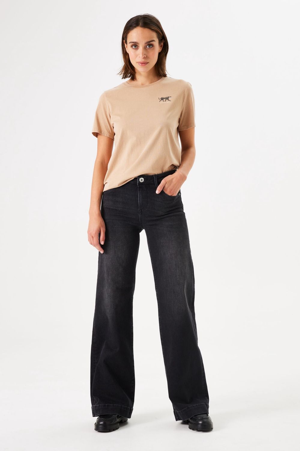 Garcia Jeans noir wide leg 249-30