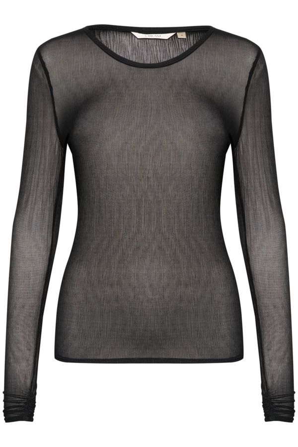 Cream Chandail mesh noir 10613010