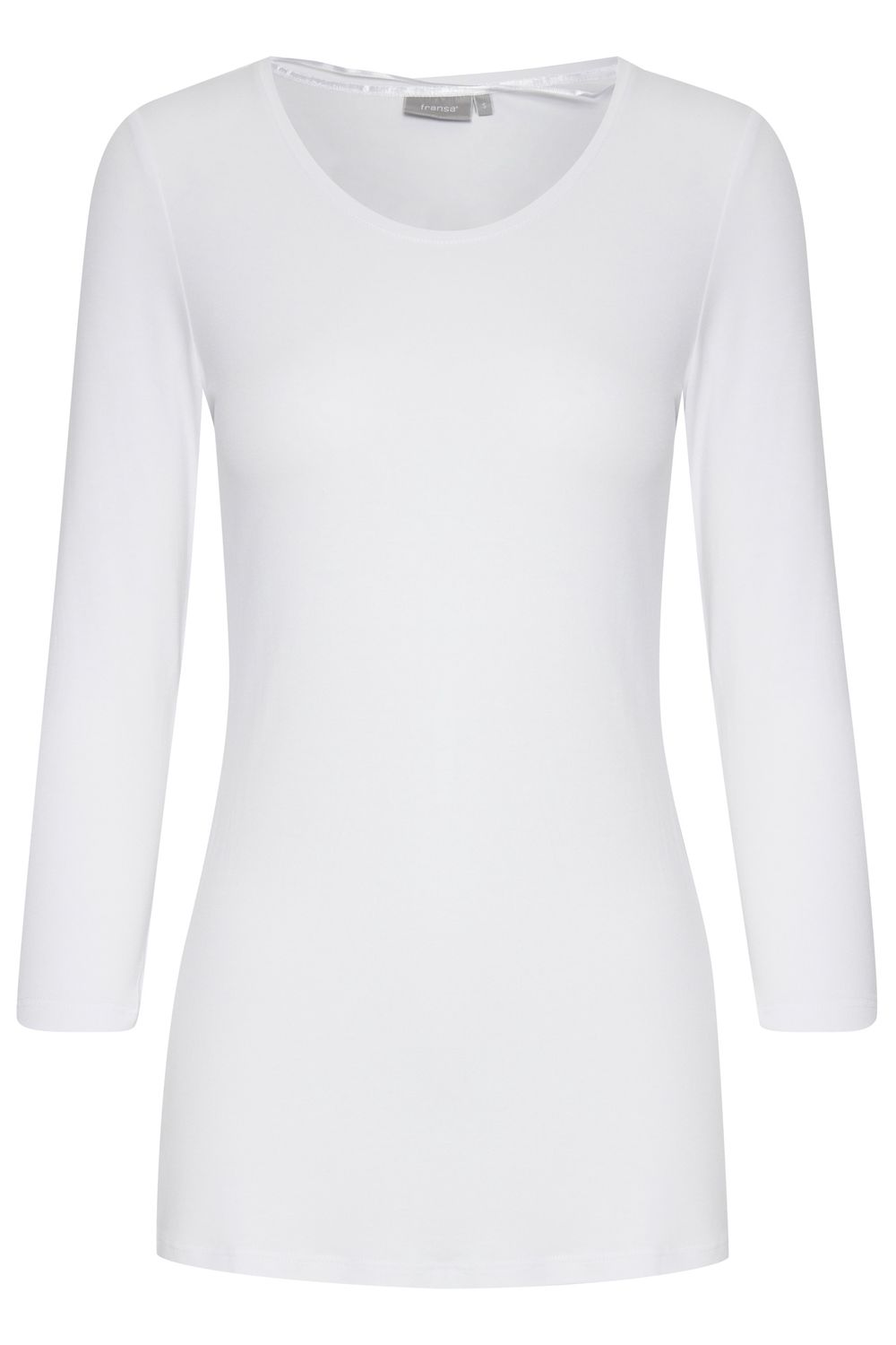 Fransa Chandail blanc manches 7/8 600707