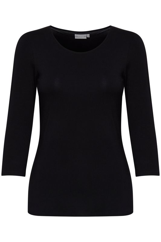 Fransa Chandail col rond noir 600707