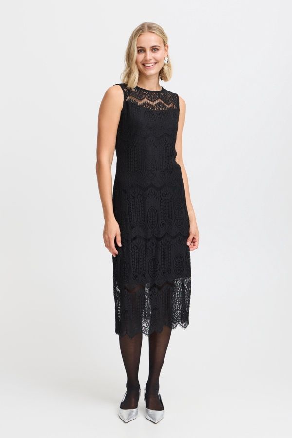 Fransa Robe dentelle noir 20614968