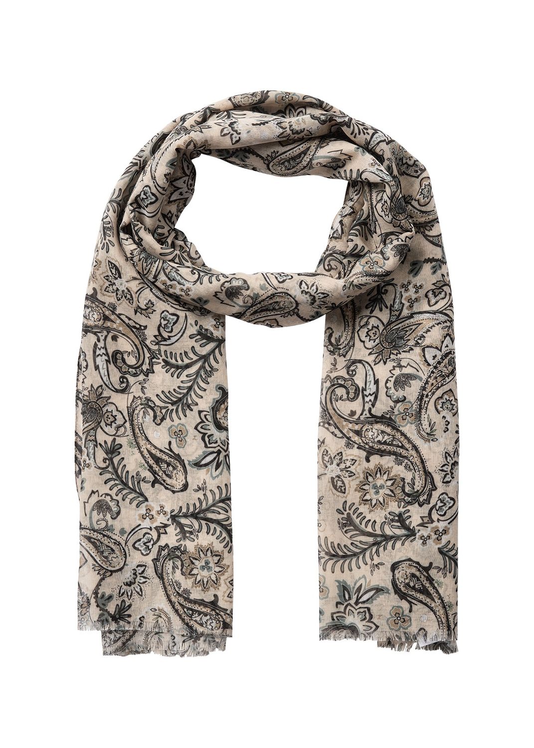 Soya Concept Foulard motifs paisley mineral green combi 51367