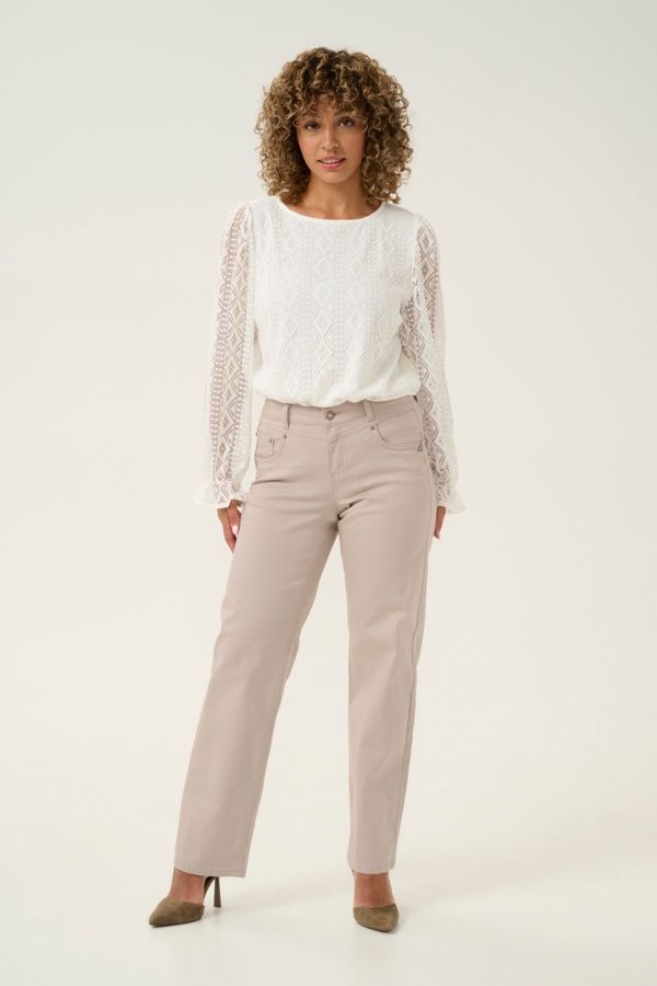 Cream Pantalon CRAmanda Twill Shape Fit jambes droites 10613182