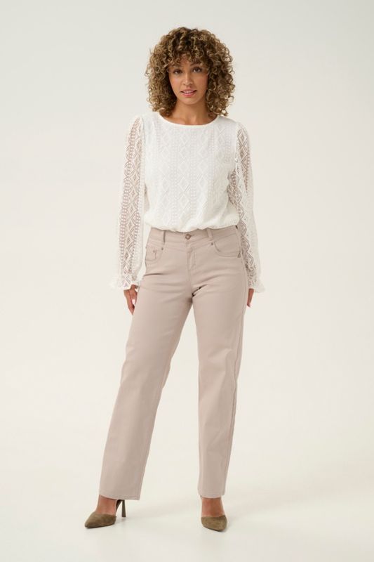 Cream Pantalon CRAmanda Twill Shape Fit jambes droites 10613182