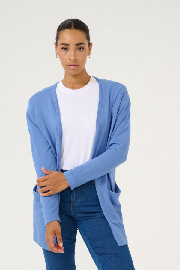 Kaffe Cardigan manches longues bleu 10507682