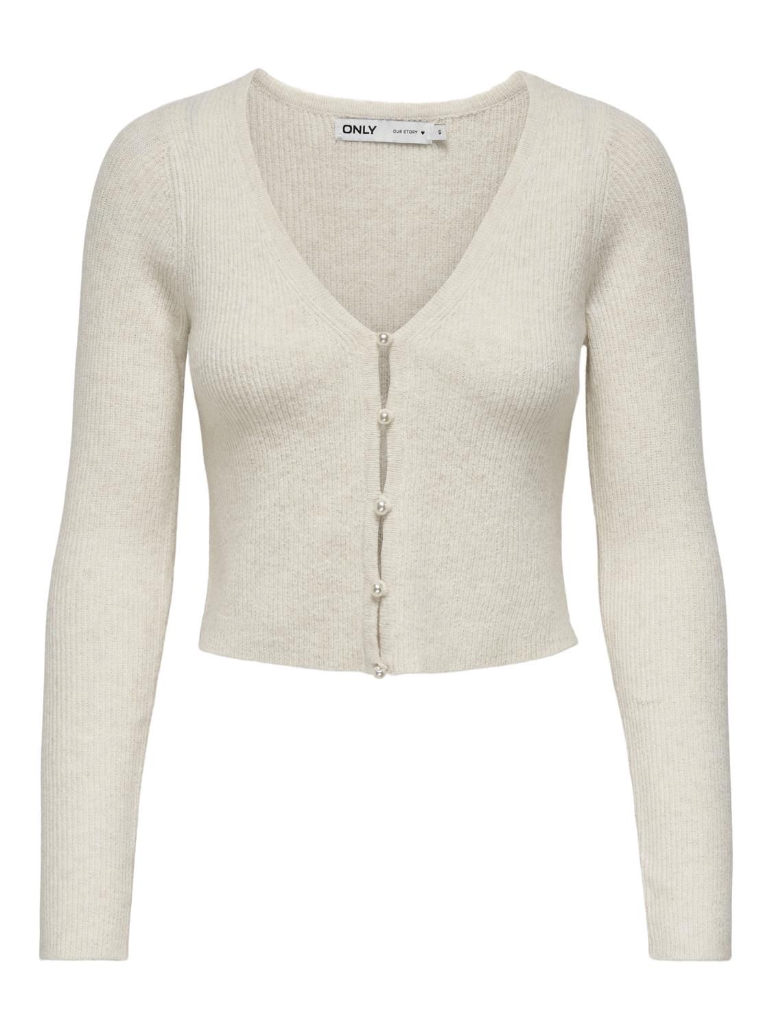 Only Cardigan court boutons perles 15334914