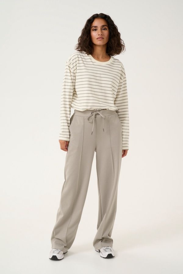 Kaffe Pantalon droit elephant skin 10508621